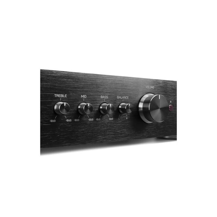 AUDIZIO AD220B (Amplificateur de stereo, Noir, Acier inox)