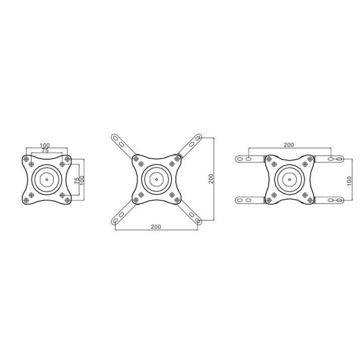 MULTIBRACKETS Supporto a muro per TV 3275 (15" – 32")