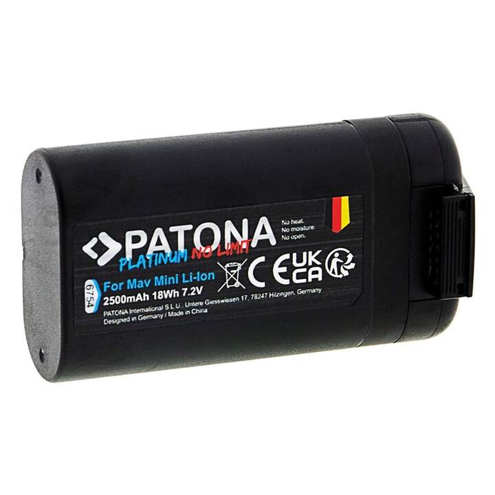 PATONA batterie logement (2500 mAh)