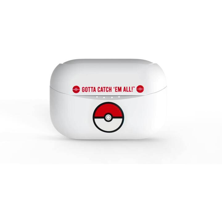 OTL TECHNOLOGIES Pokémon Pokéball Kinderkopfhörer (Earbud, Bluetooth 5.0, Weiss)