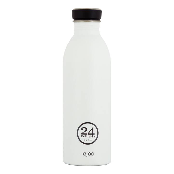 24BOTTLES Trinkflasche Urban Ice (0.5 l, Weiss)