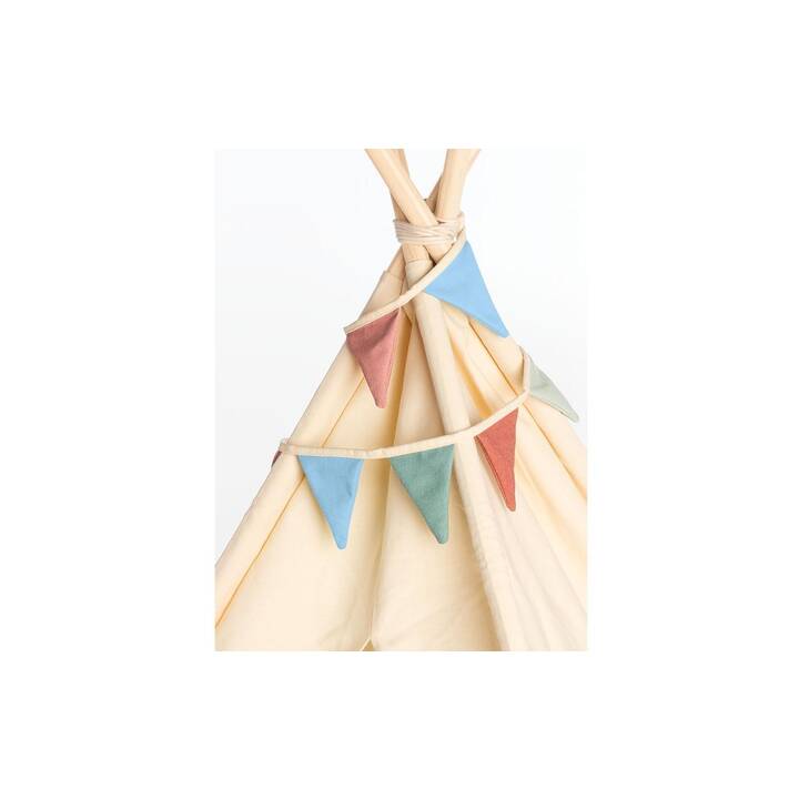 PINOLINO Spielzelt Tipi Yuma (Hellblau, Blau, Weiss)