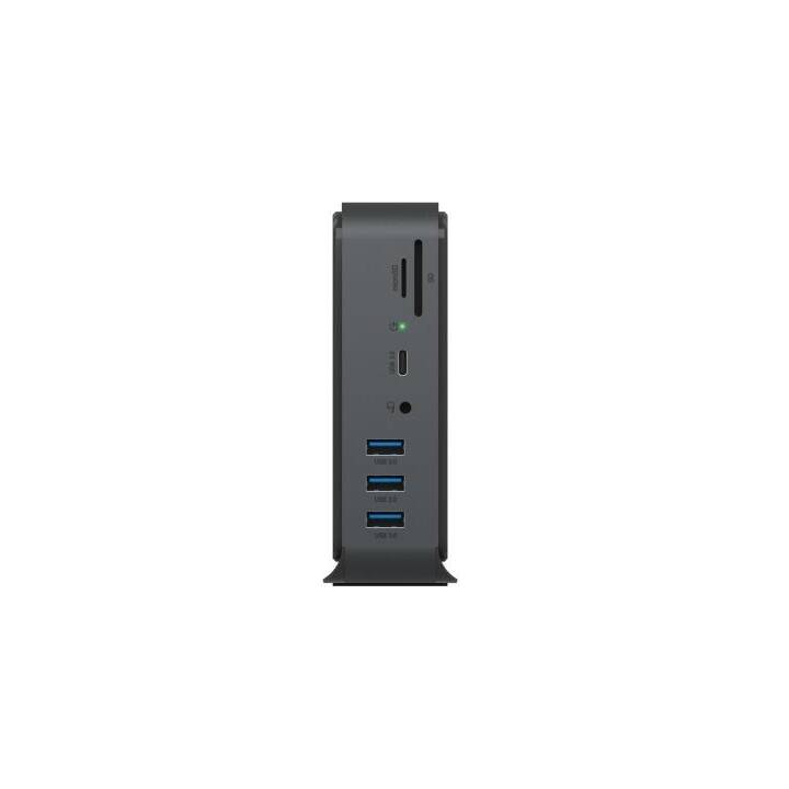 ICY BOX Stations d'accueil IB-DK2261AC (HDMI, 3 x USB 2.0, 3 x USB 3.2 Gen 1 type-A, RJ-45 (LAN), USB 3.0 de type C)