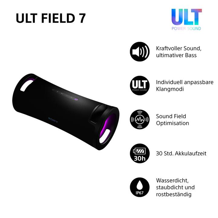 SONY ULT Field 5 (Bluetooth, Schwarz) - Interdiscount
