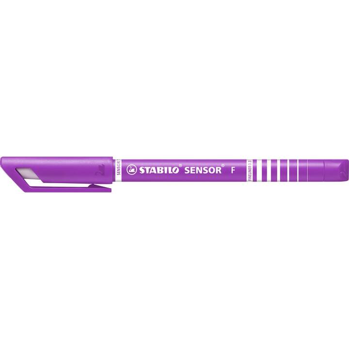 STABILO Fineliner (Pink, Blau, Violett, Grün, 4 Stück)
