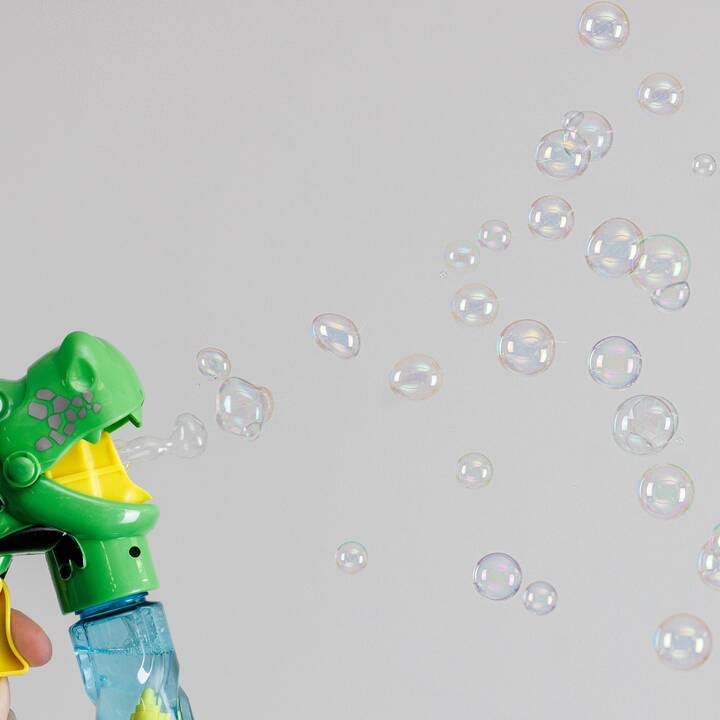 Dino Bubble Gun Set di bolle di sapone