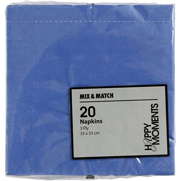 CREATIV COMPANY Papierserviette Mix & Match (33 cm x 33 cm, 20 Stück)