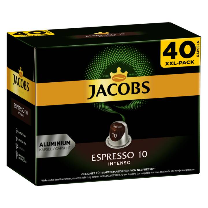 JACOBS Kaffeekapseln Espresso Intenso (40 Stück)