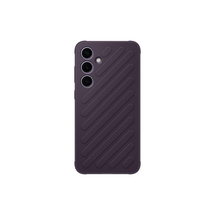 SAMSUNG Backcover Shield Case (Galaxy S24+, Sans motif, Violet foncé)