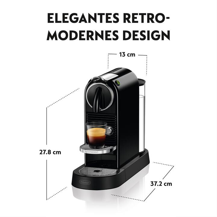 DELONGHI Citiz EN167.B (Nespresso, Nero)