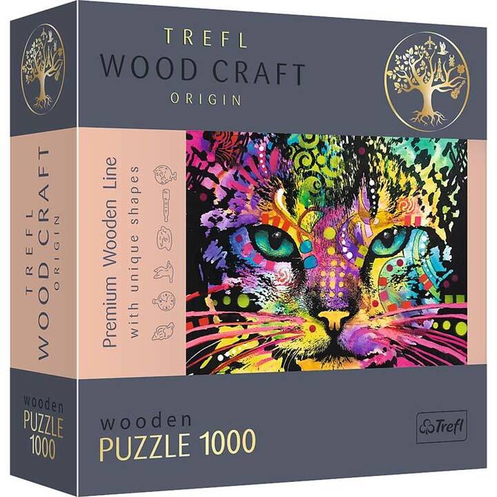 TREFL Animali domestici Wood Craft Puzzle (1000 pezzo)