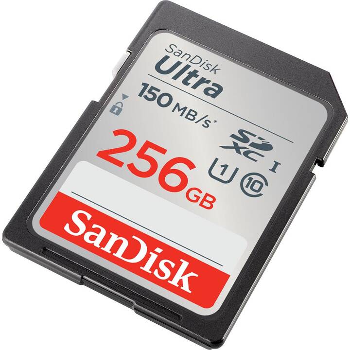 SANDISK SDXC Ultra  (Class 10, 256 Go, 150 Mo/s)