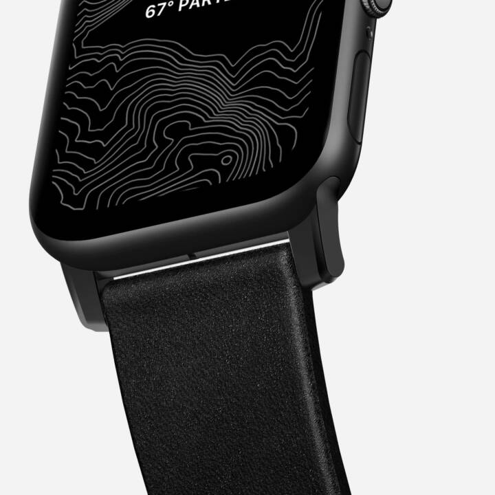 NOMAD GOODS Armband (Apple Watch 45 mm / 42 mm / 44 mm, Schwarz)