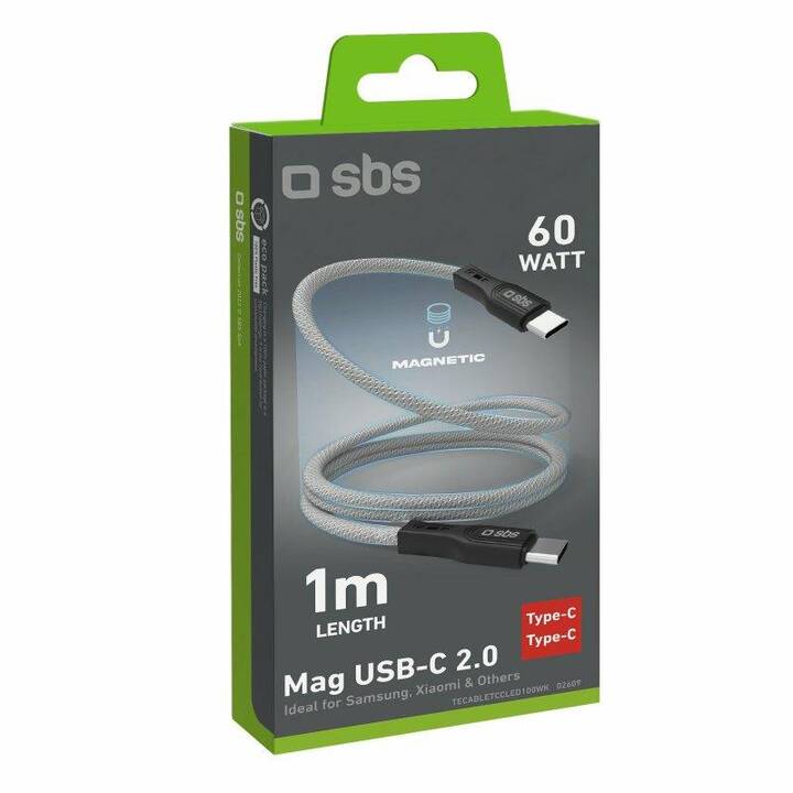 SBS Mag Câble (USB de type C, 1 m)
