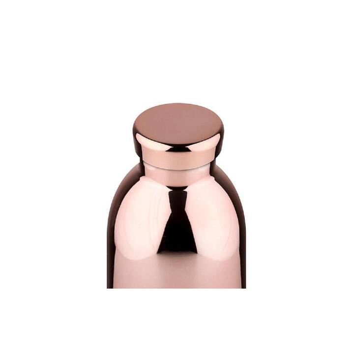 24BOTTLES Gourde isotherme Clima Rose Gold (0.33 l, Doré, Rose, Roségold)