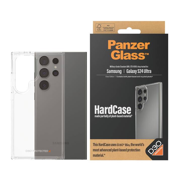PANZERGLASS Backcover HardCase (Galaxy S24 Ultra, Transparent)