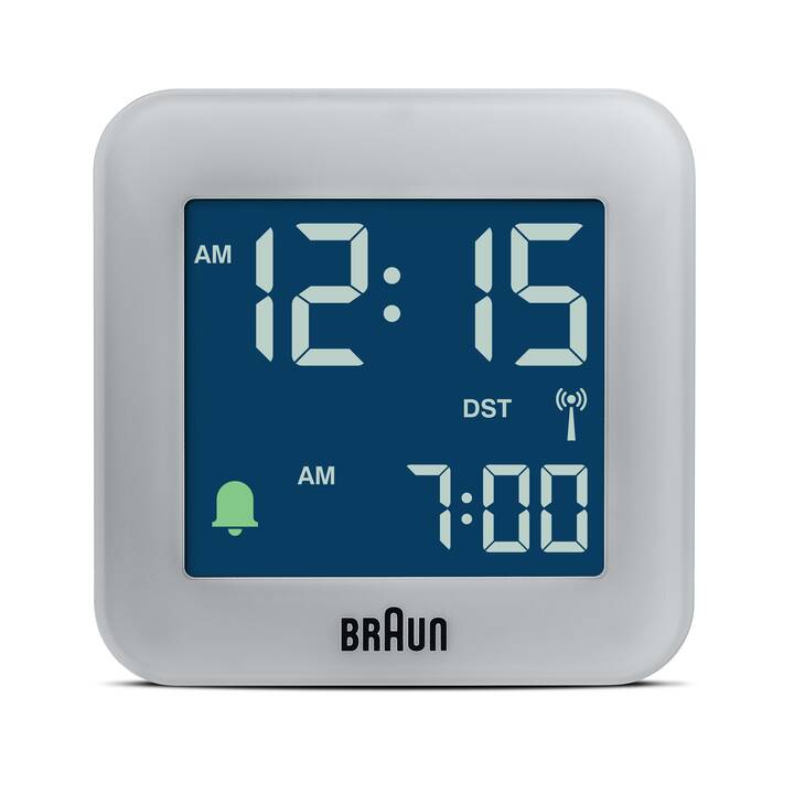 BRAUN Réveil radio-piloté BC08G-DCF (Blanc)