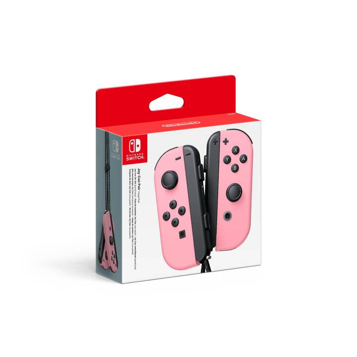 NINTENDO Joy-Con Manette (Noir, Rose)