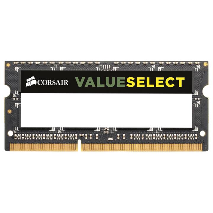 CORSAIR ValueSelect (1 x 4 GB, DDR3-SDRAM 1333.0 MHz, SO-DIMM 204-Pin)