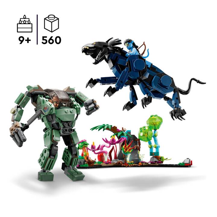 LEGO Avatar Neytiri und Thanator vs. Quaritch im MPA (75571)