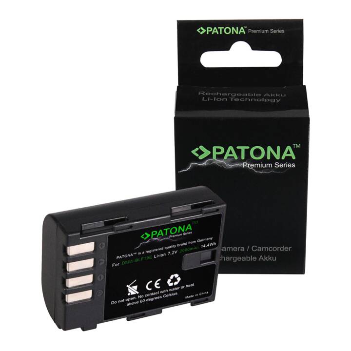 PATONA Panasonic Accumulatore per camere (Agli ioni di litio, 2000 mAh)