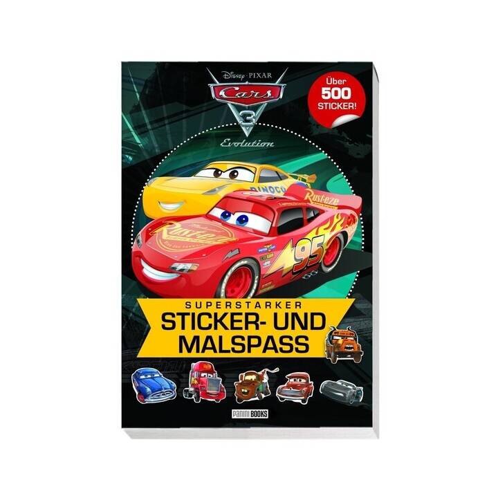 Disney Cars 3: Superstarker Sticker- und Malspass