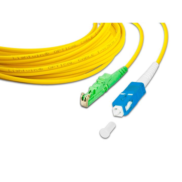 LIGHTWIN Câble réseau (E-2000 (APC), SC-Simplex, 5 m)