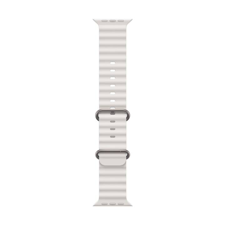 APPLE Ocean 49 mm Armband (Apple Watch 49 mm, Weiss)