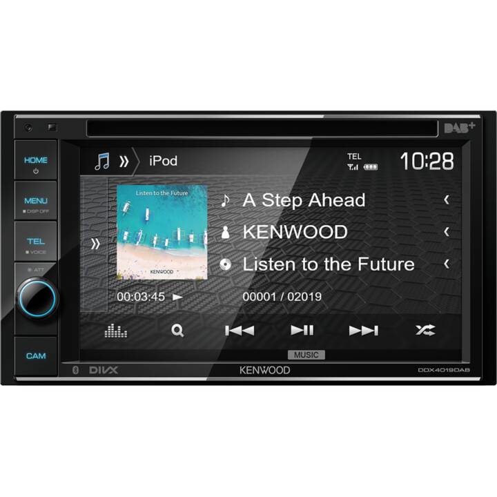 KENWOOD Moniceiver DDX4019DAB 2 DIN (Nero, Bluetooth)