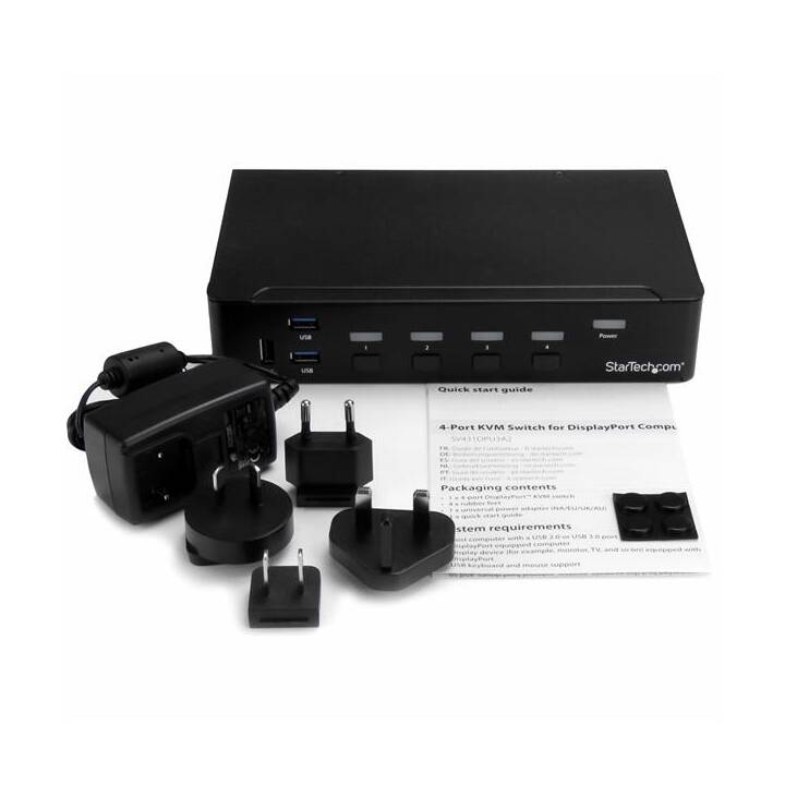 STARTECH.COM KVM Switch SV431DPU3A2