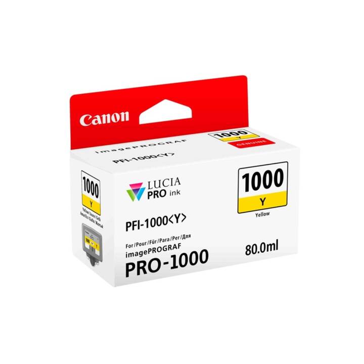 CANON PFI-1000Y (Gelb, 1 Stück)