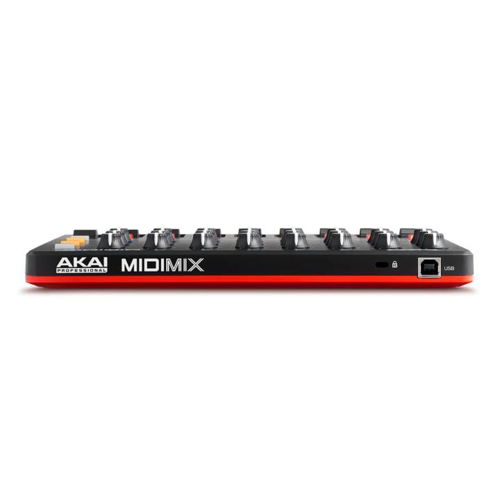 DJ（JBL MIXEDGE Vestax VFX1 AKAI MIDIMIX） AKAI MidiMix (Schwarz, Rot) - Interdiscount