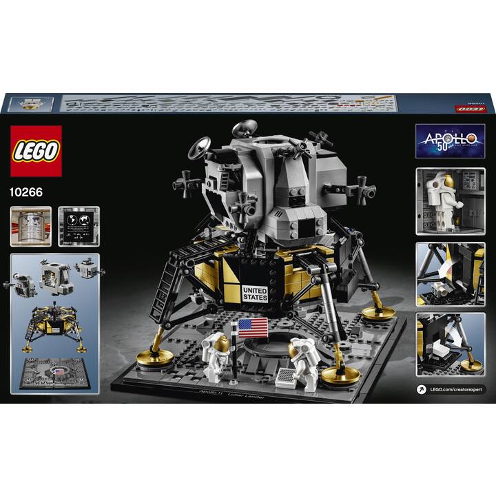 LEGO Creator Expert NASA Apollo 11 Mondlandefähre (10266, seltenes Set)