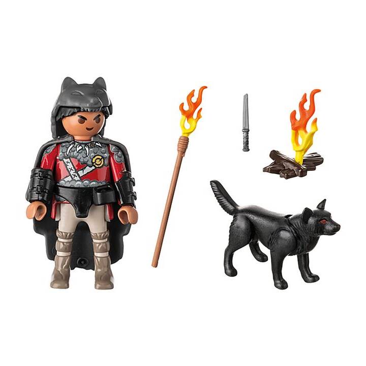 PLAYMOBIL Special Plus Guerriero con lupo (71482)