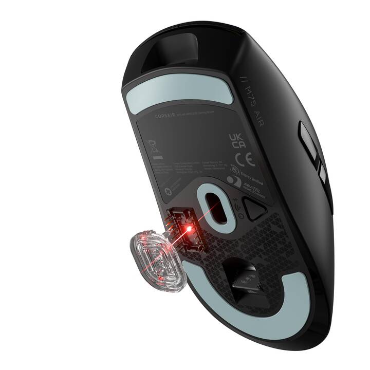 CORSAIR M75 Air Wireless Mouse (Cavo e senza fili, Gaming)