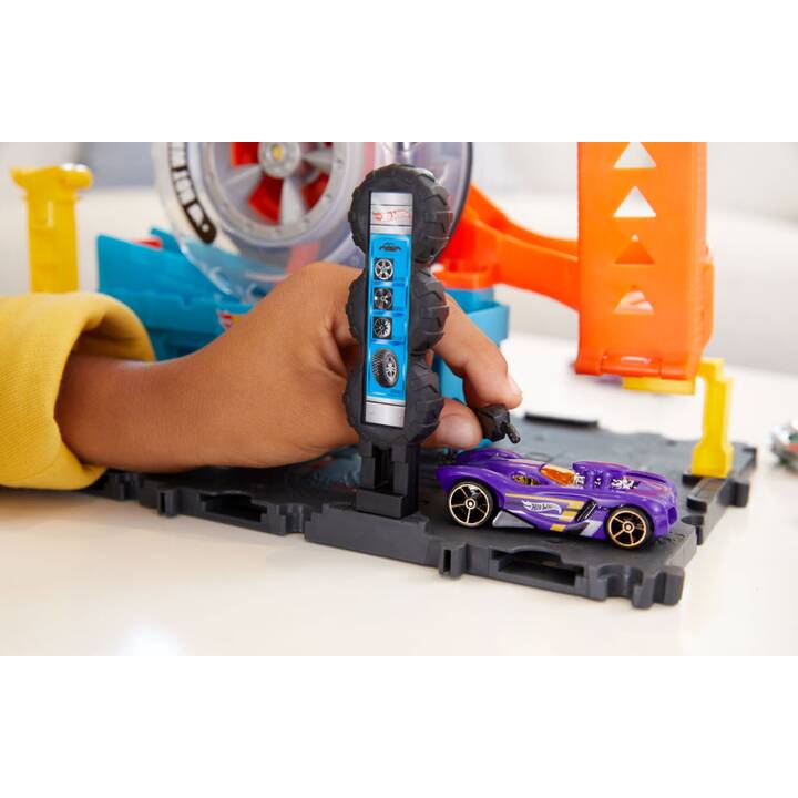 HOT WHEELS Super Twist Tire Shop Accessoires pour véhicule pour jouer