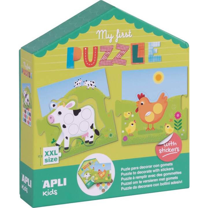 APLI KIDS Tiere Puzzle (5 Stück)