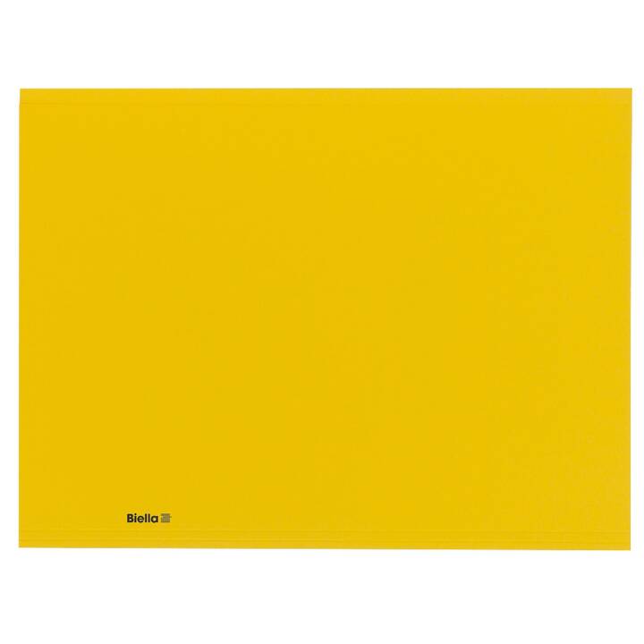 BIELLA Einlagemappe (Gelb, A4, 100 Stück)