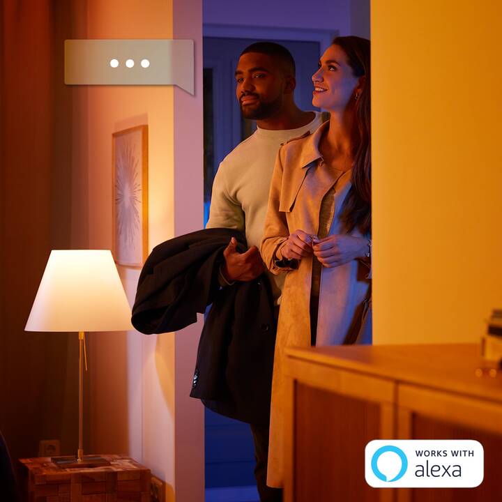 PHILIPS HUE Spot light Argenta White and Color Ambiance 3 Spot BT (LED, 19.5 W)