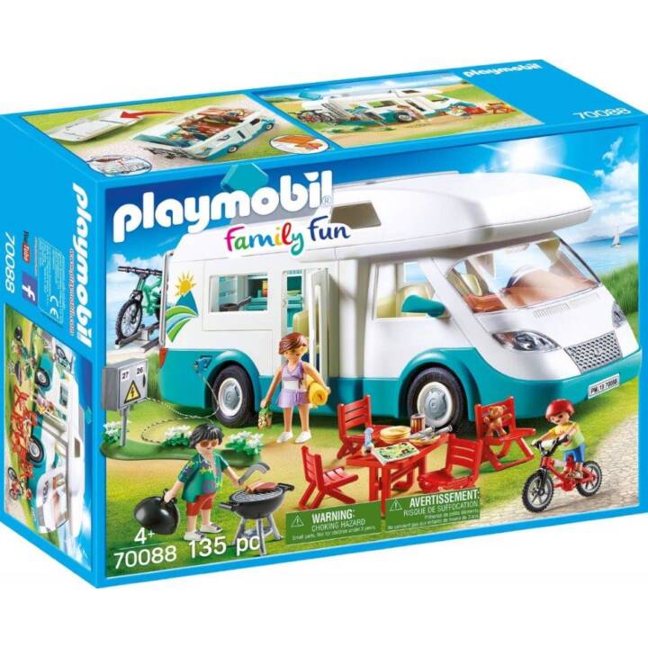 PLAYMOBIL Family Fun Camper con famiglia in vacanza (70088)