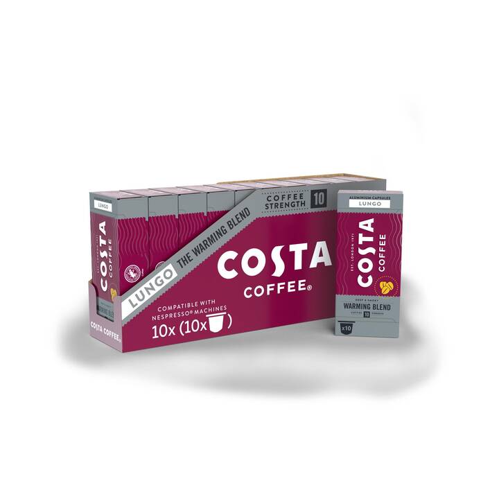 COSTA COFFEE Capsules de Café Warming Blend Lungo  (100 pièce)