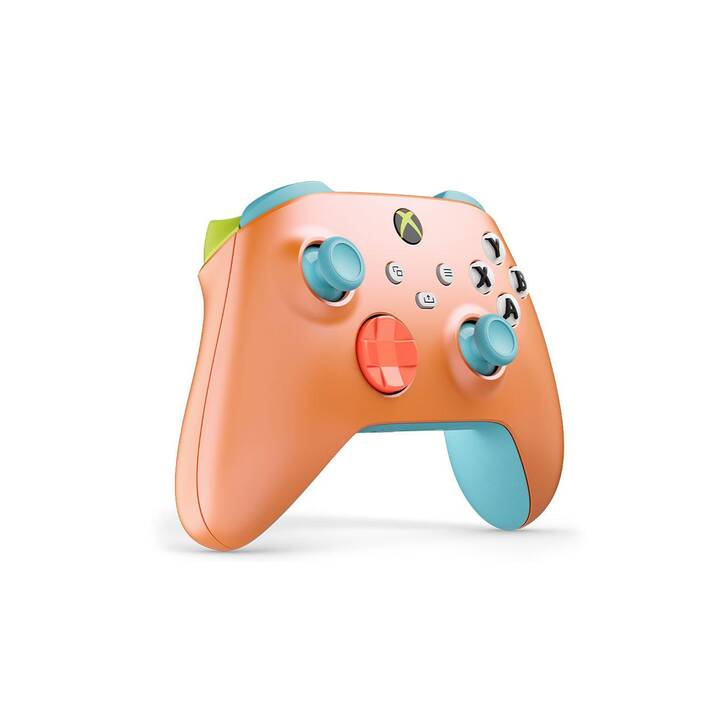 MICROSOFT Xbox Sunkissed Vibes OPI Special Edition Manette (Corail, Vert, Bleu)