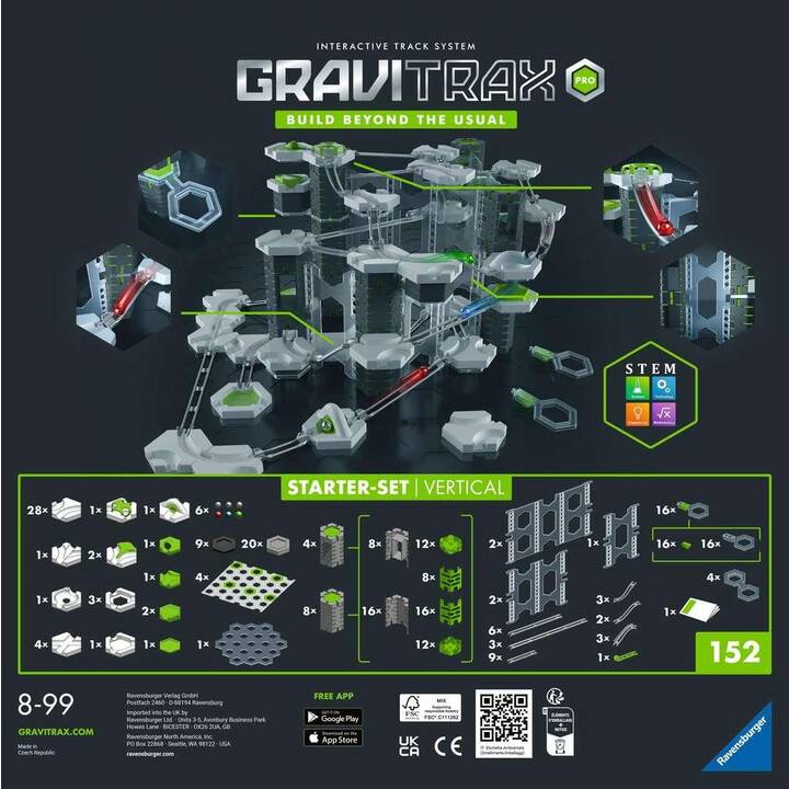 RAVENSBURGER GraviTrax PRO Starter-Set Vertical