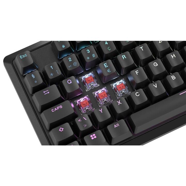 CORSAIR K70 CORE RGB (USB, Svizzera, Cavo)