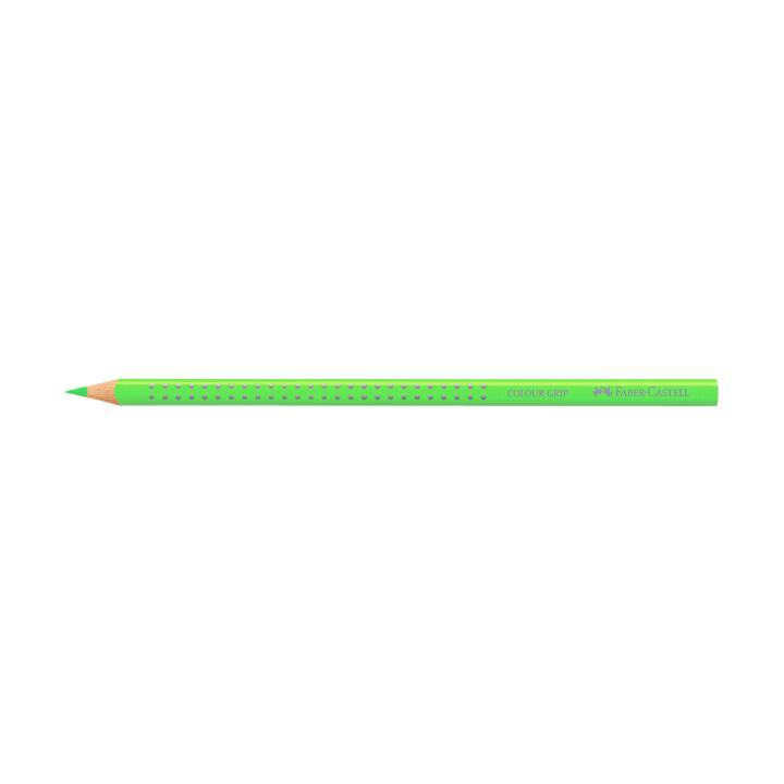 FABER-CASTELL Farbstift Colour Grip (Neongrün, 1 Stück)