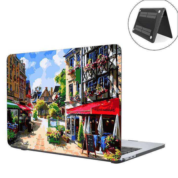EG coque pour MacBook Air 13" Retina (2018 - 2020) - multicolore - ville