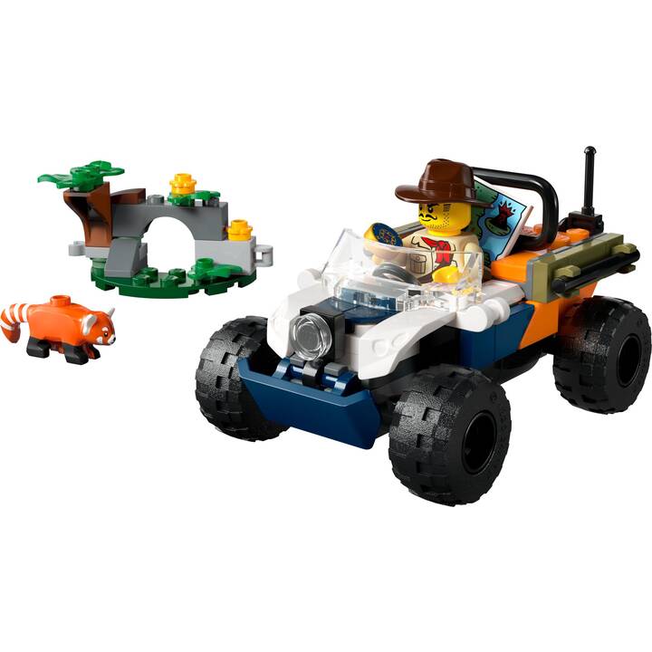 LEGO City Le tout-terrain de l’explorateur de la jungle et le panda roux (60424)