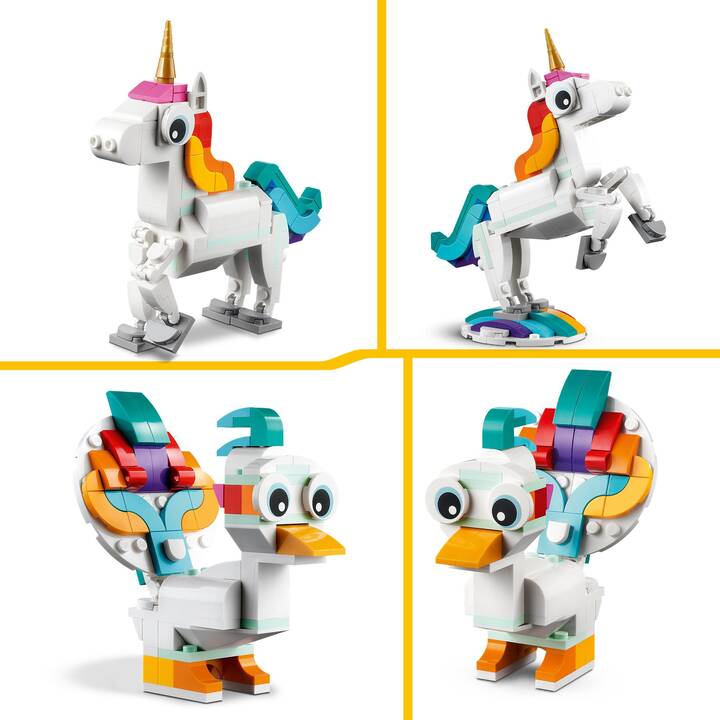 LEGO Creator 3-in-1 Unicorno magico (31140)