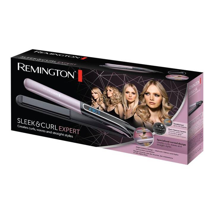 REMINGTON Fer à lisser S6700 Sleek & Curl Expert