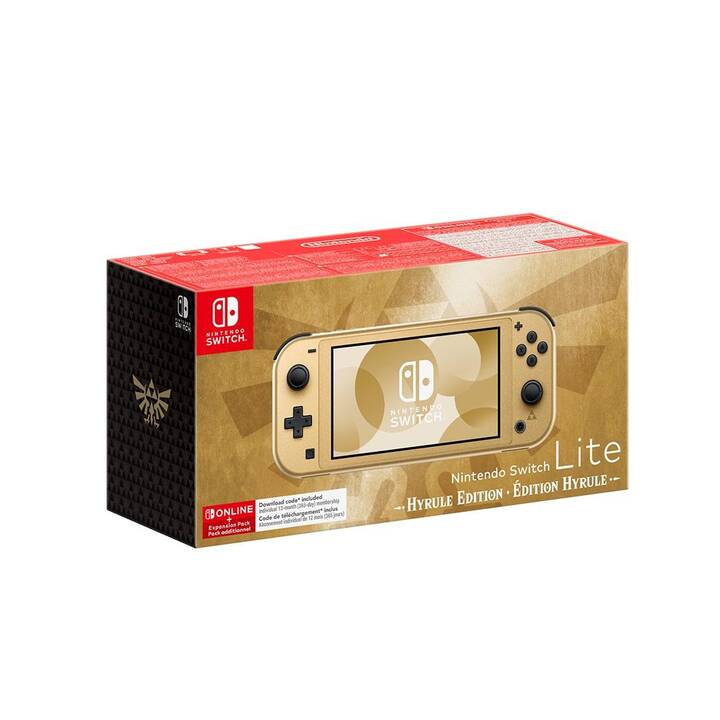 NINTENDO Switch Lite Hyrule-Edition inkl. Nintendo Switch Online + Erweiterungspaket (365 Tage) (Mehrsprachig)